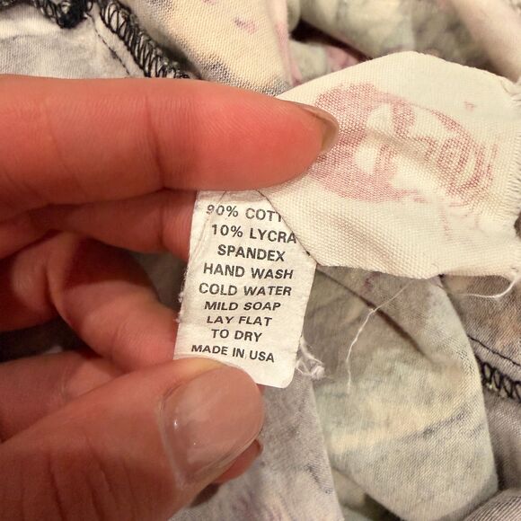 Vintage Betsey Johnson 80s/Early 90s "Punk Label" Floral Bodysuit - Picture 4 of 9